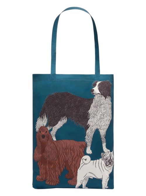 shopping donna in nylon toutou blu Inoui Editions | SHOPPER BAG-TOUTOUBLUE